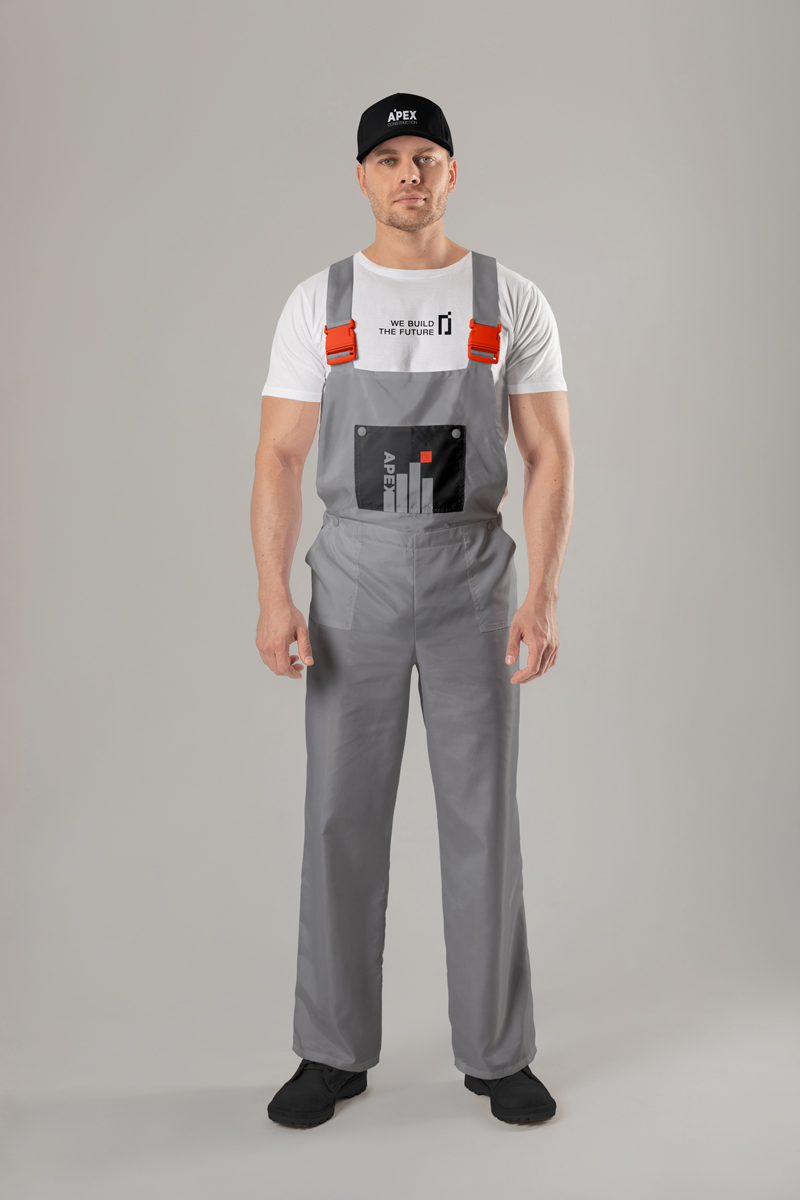 Construction Worker Front View