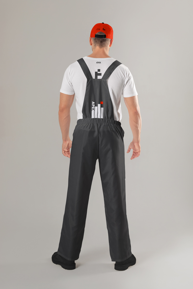 Construction Worker Back View