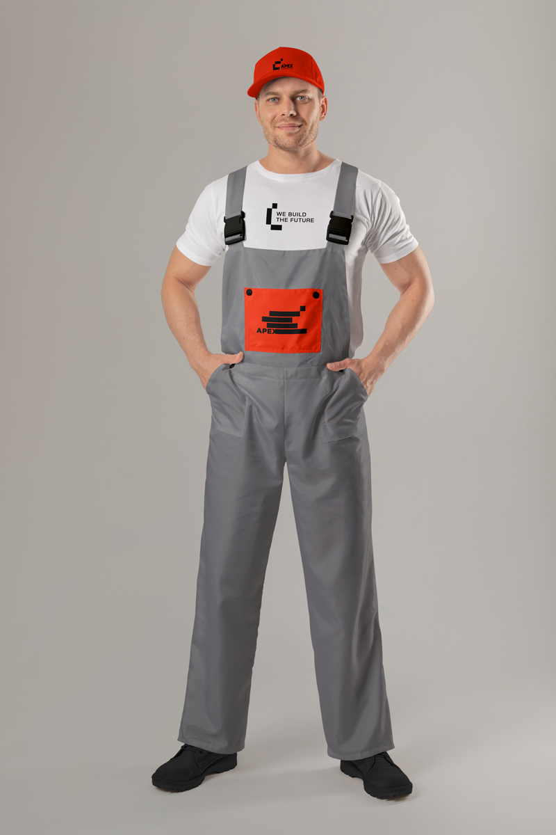 Construction Worker With Hands in Pockets