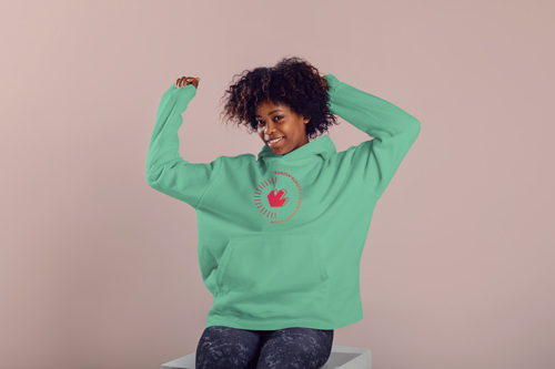 Woman Posing in a Studio