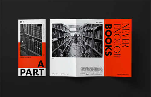 Two Brochures Front View