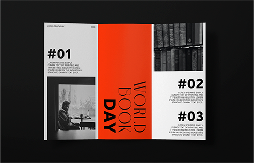 Modern Brochure Front View