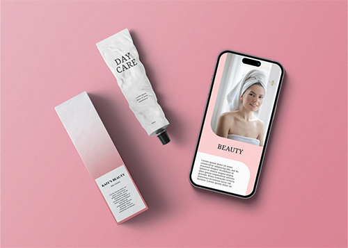 Тюбик крема, коробка и iPhone