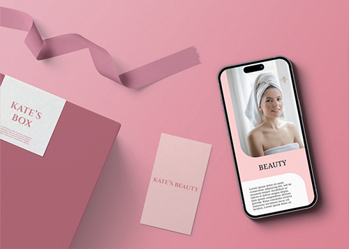 Набор бьюти-бокс и iPhone