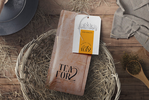 Tea Setup on a Wooden Table