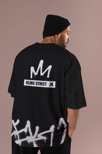 Man in a T-shirt Back View