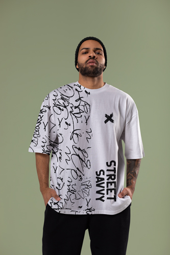 Man Wearing a Trendy Outfit