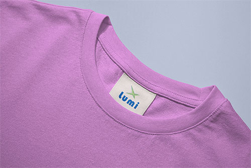 Clothing Tag on a T-shirt