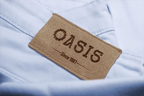 Clothing Tag Closeup View