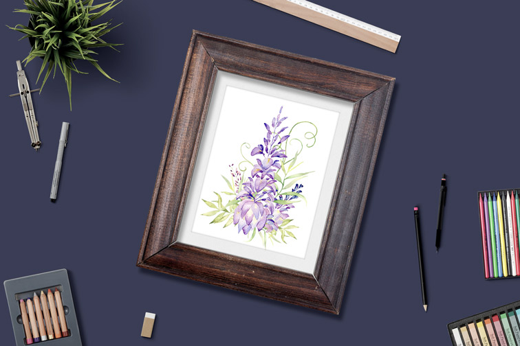 Picture Frame with Drawing Tools