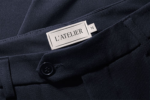 Apparel Tag on a Pair of Pants