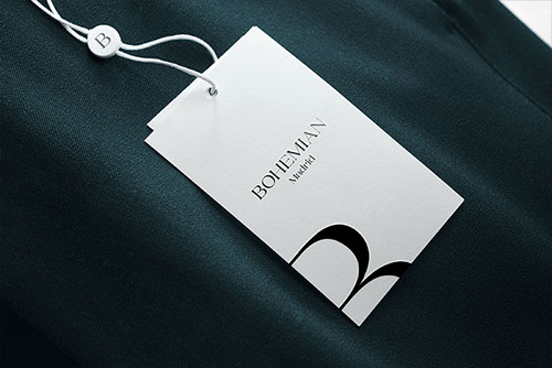 Clothing Tag Closeup View