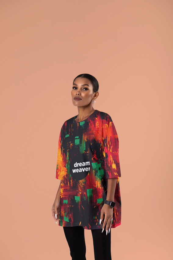 Woman Wearing a Trendy Outfit