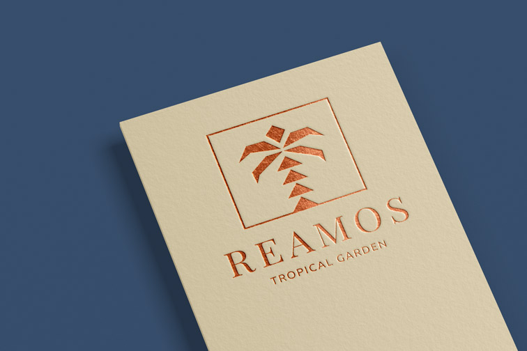 Top Part of a Tilted Business Flyer