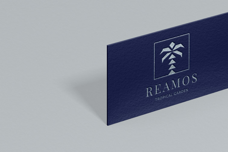 Stehende Visitenkarte