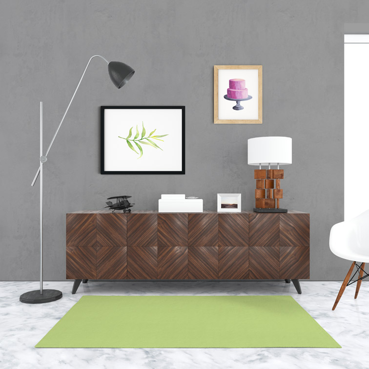 Frames and Carpet Set