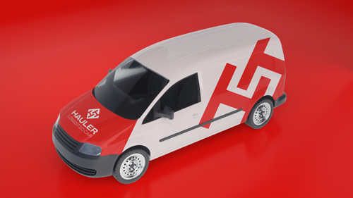 Futgon With Advertising Top View