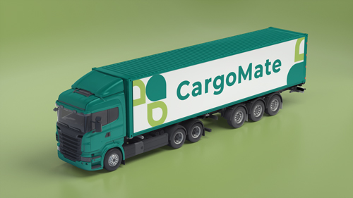 Dry Van High Angle View