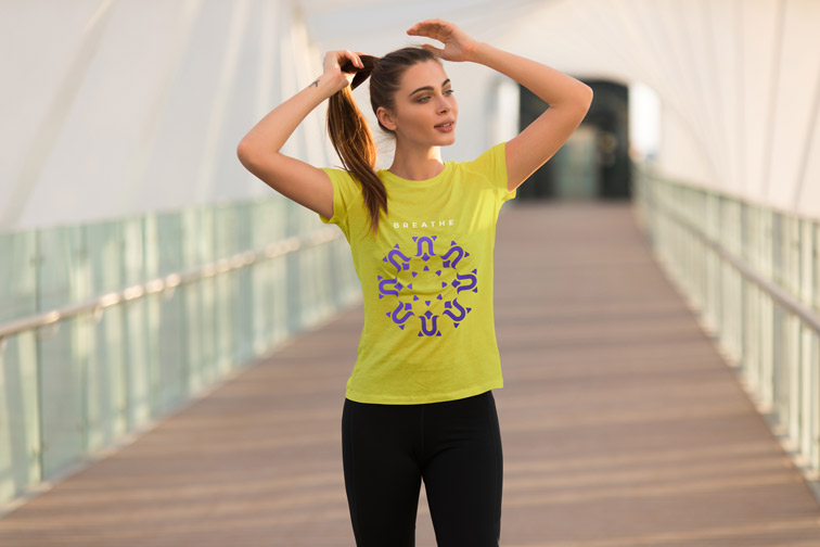 Girl Holding Her Ponytail