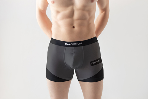 Homme portant un caleçon Vue de face