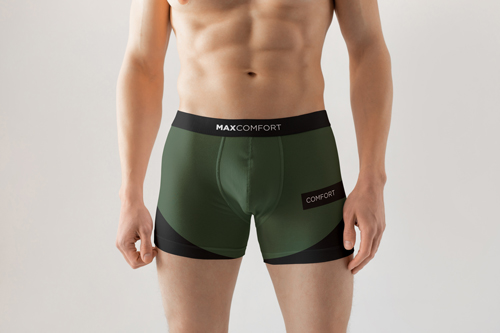 Homme portant un slip Vue de face