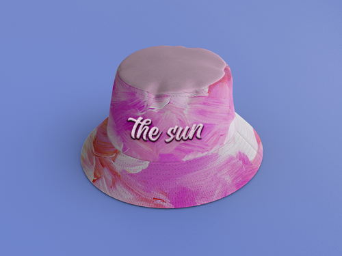 Bucket Hat High Angle View