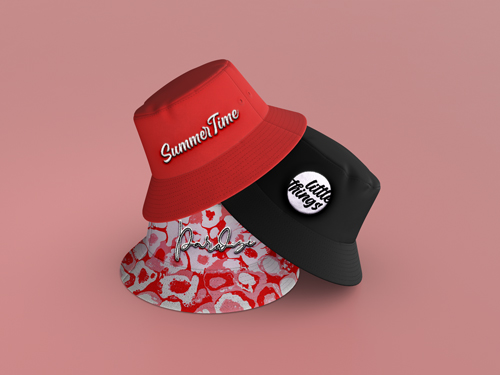 Hats Placed on Each Other 