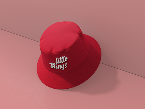 Hat Leaned Towards a Wall