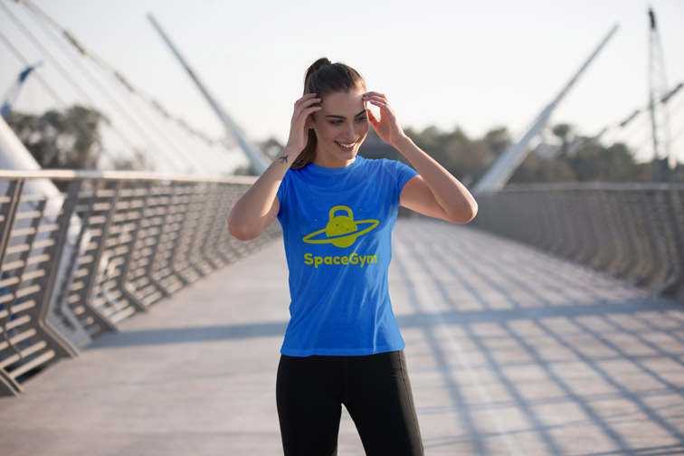 Girl with Hands on Her Forehead