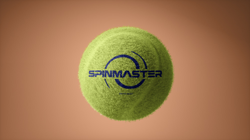 Tennis Ball Zoom-in View