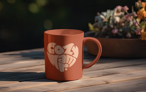 Tea Mug Placed Under the Sun