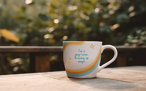 Coffee Cup on a Summer Day