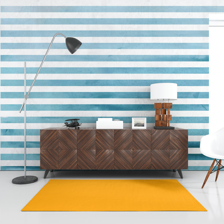 Wallpaper and Carpet Set