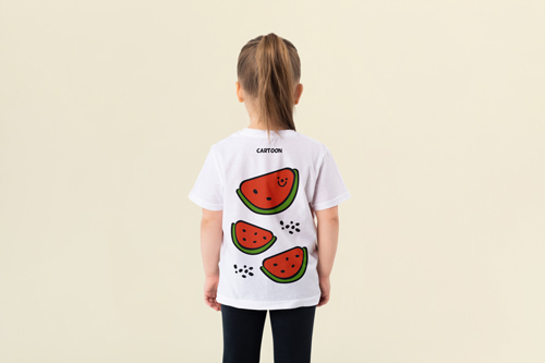 Kid in a Studio Back View