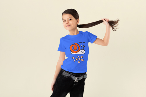 Girl Holding Her Ponytail