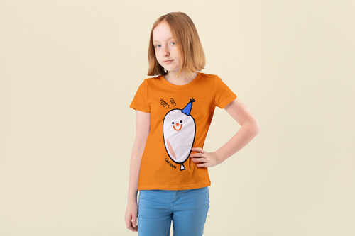 Girl Looking at the Camera