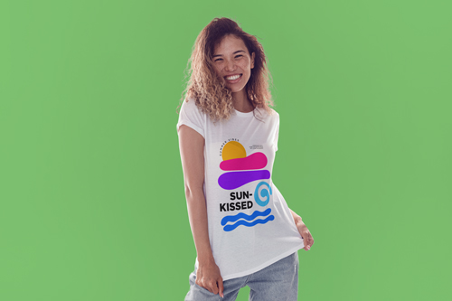 Mujer mirando a la cámara