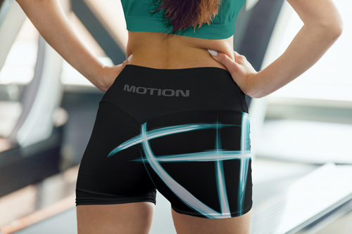 Woman Wearing Training Shorts