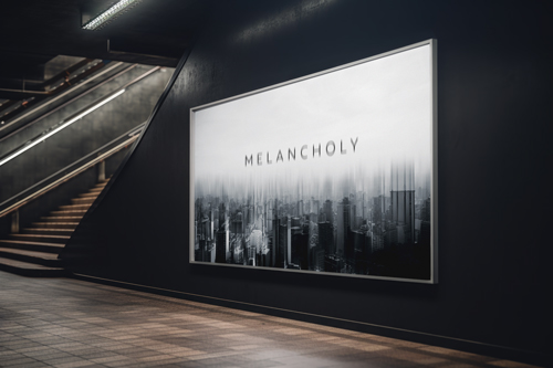 Advertising Display in a Metro Station