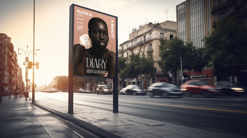 Brand Promo on a Busy Street