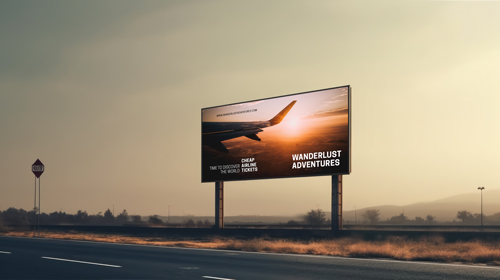 Billboard Promo on a Highway