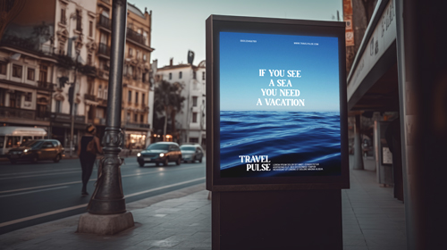 Brand Promo on a Sidewalk