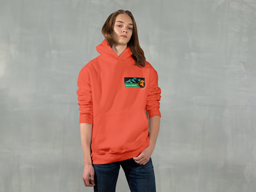 Man in a Hoodie Half View