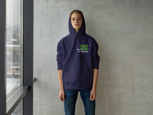 Man Posing in a Hoodie