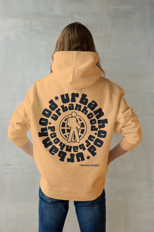 Man in Casual Style Back View