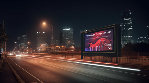 Billboard Advertisement in a Big City