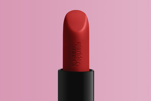 Rouge à lèvres, vue rapprochée