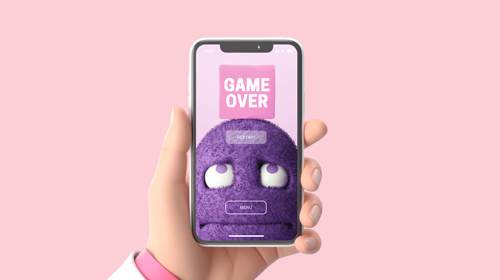 Person Holding a Mobile Device