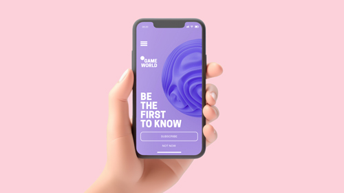 Cell Phone Front View