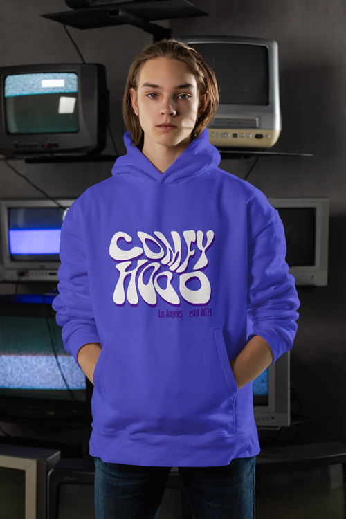 Man in a Hoodie Front View